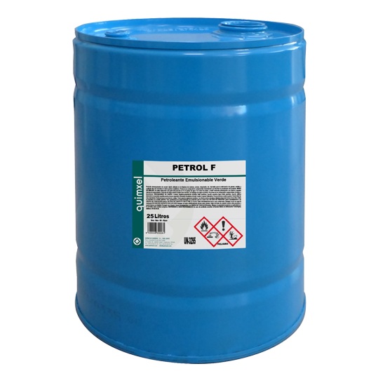 PETROL F. Petroleante emulsionable verde. Cubo 25 L